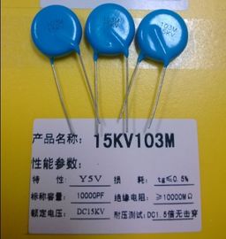 Alta tensione del condensatore ceramico della resistenza 100pf del film del carbonio di Y5T 15KV101K 15KV