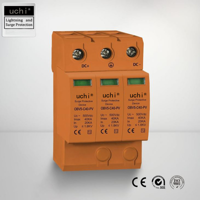 Dispositivi di protezione resistenti dell'impulso del Uc 530VDC per il Pv solare 40KA