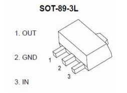 SOT89-3 HT7550-1 100mA bassa potenza LDO 24V in apparecchiature alimentate a batteria