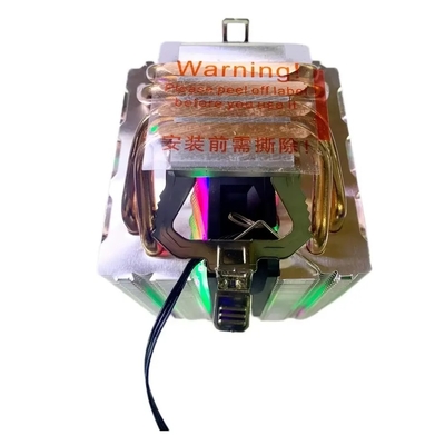 ARGB 8 Calore del tubo di ventilatore di alluminio Calore del lavandino raffreddatore CPU