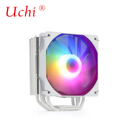 220W Bianco RGB ARGB CPU Cooler Ventilatore con 6 tubo di calore per computer Server Processore Lga1151 1155 1366 1700 2011 AMD FM AM3 AM4 AM5
