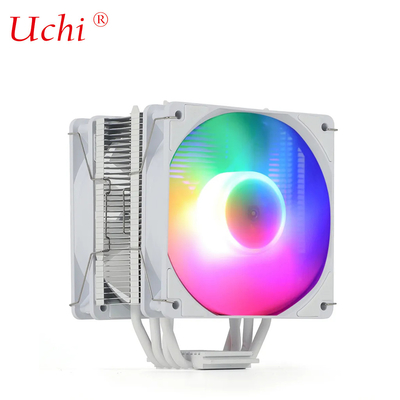 220W Bianco RGB ARGB CPU Cooler Ventilatore con 6 tubo di calore per computer Server Processore Lga1151 1155 1366 1700 2011 AMD FM AM3 AM4 AM5