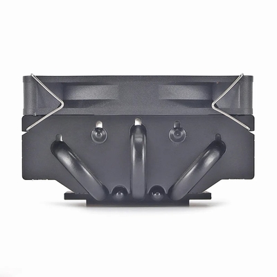 Radiatore per tubo di calore I3 I5 I7 I9 Lga775 1150 1151 1155 1156 1700 1366 2011 AMD AM4 AM5 Universal Horizontal CPU Cooler Fan Nero