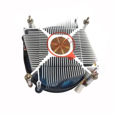 12V DC Copper Center Radiator TDP 75W Per il raffreddamento del processore del PC 4 pin PWM Socket 1700 1200 1150 1151 1155 1156 Cpu Air Cooler Fan