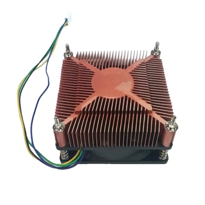 Caldaio rivestito in rame Dissipazione del calore Grease TDP 60W Cpu Cooler Fan Silent Pwm 3 Pins 4 Pins I3 I5 Intel Lga775 1150 1151