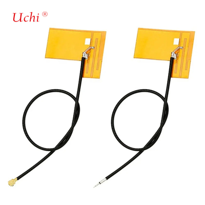 Thin Soft 3 DBi Giallo FPC Flessibile Mini UFL 433hmz 2.4ghz Bluetooth Chip Antenna Per ESP32