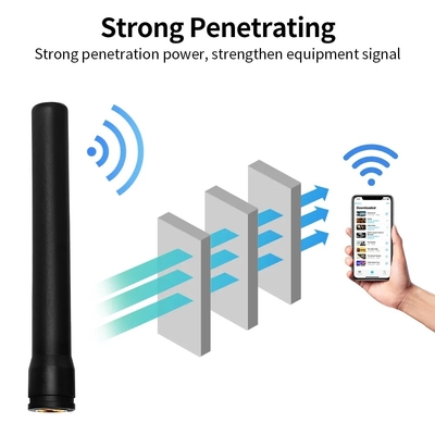 Connettore maschile SMA rettangolare 433mhz Ricevitore 433mhz Antenna di gomma Lora esterna