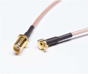 Cable a bassa perdita SMA-maschio a MCX maschio angolo destro 6 pollici 15 cm connettore RF RG316 coassiale antenna pigtail