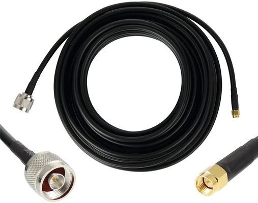 RG58 SMA Maschio a TNC Maschio a bassa perdita 50 Ohm RF Cable Coaxial Adapter TNC a SMA Cable di estensione per dispositivi LAN wireless