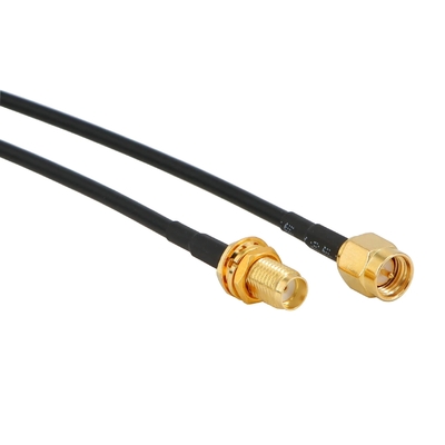 SMA-J/NJ/K tutto rame SYV50-5 Cavo di estensione di trasferimento RF a bassa perdita LMR400 10D-FB Cavo RF coaxiale per comunicazioni RJ59 SMA
