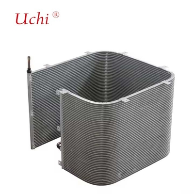 Risparmio energetico Serpentine Fin trasversale microcanale scambiatore di calore microcanale condensatore