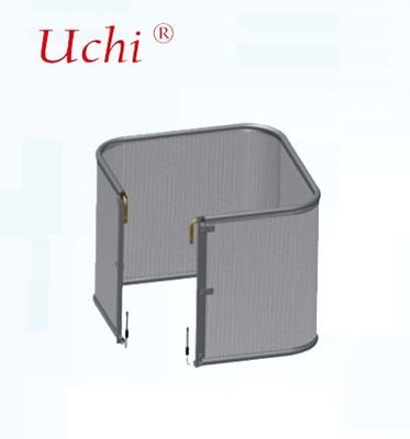 Risparmio energetico Serpentine Fin trasversale microcanale scambiatore di calore microcanale condensatore