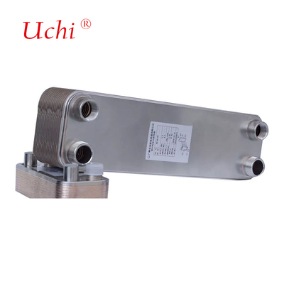 Scambiatore di calore a piastre saldobrasate in acciaio inossidabile B3-52 per riscaldamento acqua-vapore, microcanale, da 5HP a 15HP