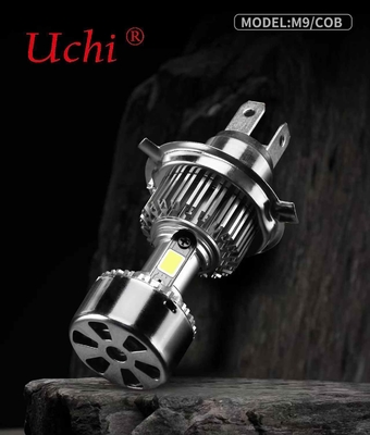 3300 LM M9 Lampada a LED per motocicli con ventola di raffreddamento 9-18V