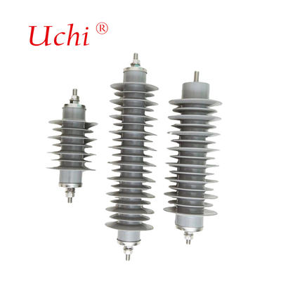 10kV 10kA Polymer Metal Oxide Lightning HV MV Surge Arrester