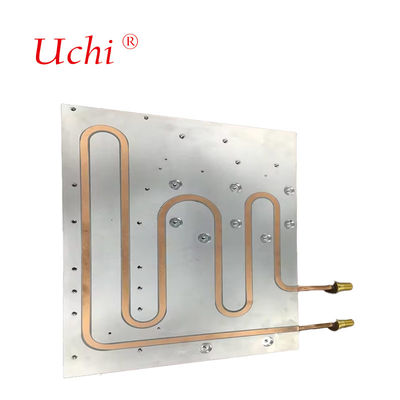 Piastra di raffreddamento a liquido personalizzata in rame-alluminio, dissipatore di calore, piastra fredda, sistema di raffreddamento ad acqua