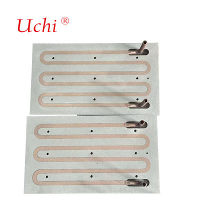 Piastra di raffreddamento a liquido personalizzata in rame-alluminio, dissipatore di calore, piastra fredda, sistema di raffreddamento ad acqua