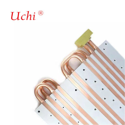 tubo di alluminio ad alta potenza raffreddamento idrico lavandino termico tubo piastra fredda