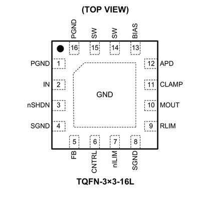 Chip IC a circuito integrato a tripla uscita AMOLED Display Power Supply