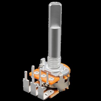 Potenziometro rotativo ad albero metallico RD16, potenziometro RV16, potenziometri di precisione CTR