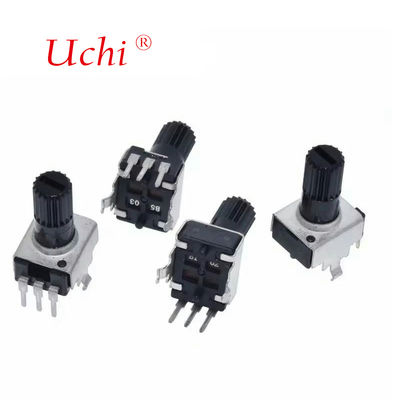 Potenziometro rotativo a film di carbonio regolabile RV09 monovolt 10K 12,5 mm