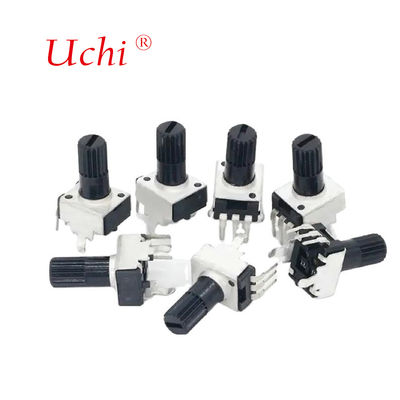 Potenziometro rotativo a film di carbonio regolabile RV09 monovolt 10K 12,5 mm