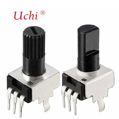 Potenziometro rotativo a film di carbonio regolabile RV09 monovolt 10K 12,5 mm