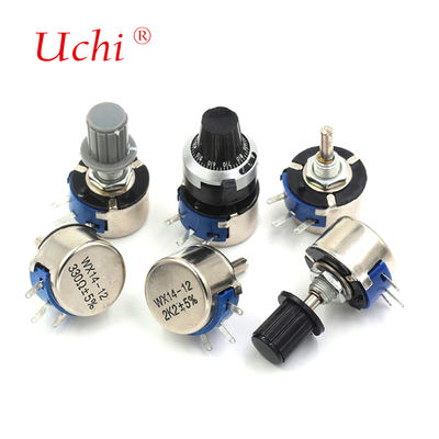 WX14-12 3w Potenziometro rotativo avvolto in filo a giro singolo Rv12mm