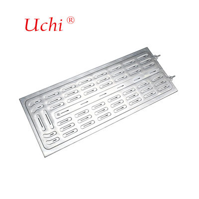 Piastra fredda in alluminio per batteria, raffreddamento a liquido, brasatura, evaporatore, piastra raffreddata a liquido