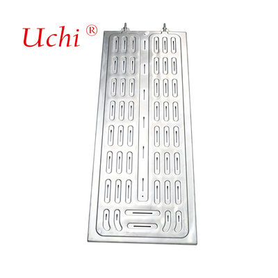 Piastra fredda in alluminio per batteria, raffreddamento a liquido, brasatura, evaporatore, piastra raffreddata a liquido