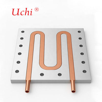 CNC Machining Water Cooling Plate Liquid Cooling Block PSU Tube Heatsink, Plate raffreddato con fluido