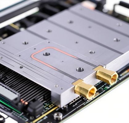 Micro-piccole batterie di raffreddamento ad acqua piastra di raffreddamento liquido in alluminio Superficie raffreddata liquido