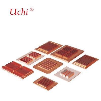 CNC Machined Copper Fin Heat Sink For Server Cold Plate Cooling