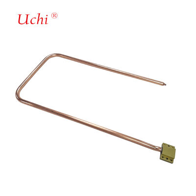 Tubo di calore curvo ad angolo retto raffreddato a liquido di rame