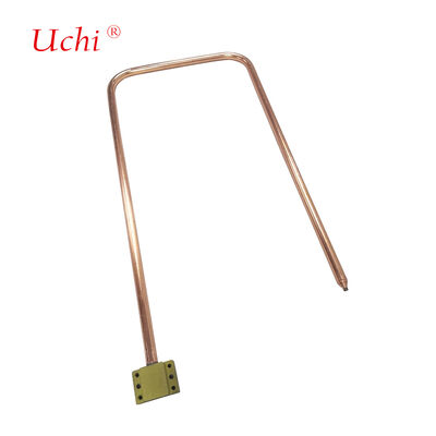 Tubo di calore curvo ad angolo retto raffreddato a liquido di rame