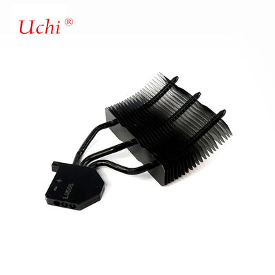 Discarica di calore LED in alluminio nero ad alta precisione