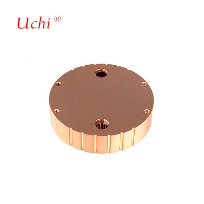 1500W Liquid-Cooled Pure Copper Round LED Lighting Sink di calore