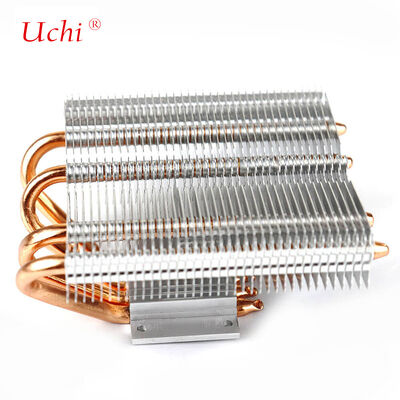 tubo di calore raffreddamento termoelettrico CPU in alluminio recipiente di calore in rame