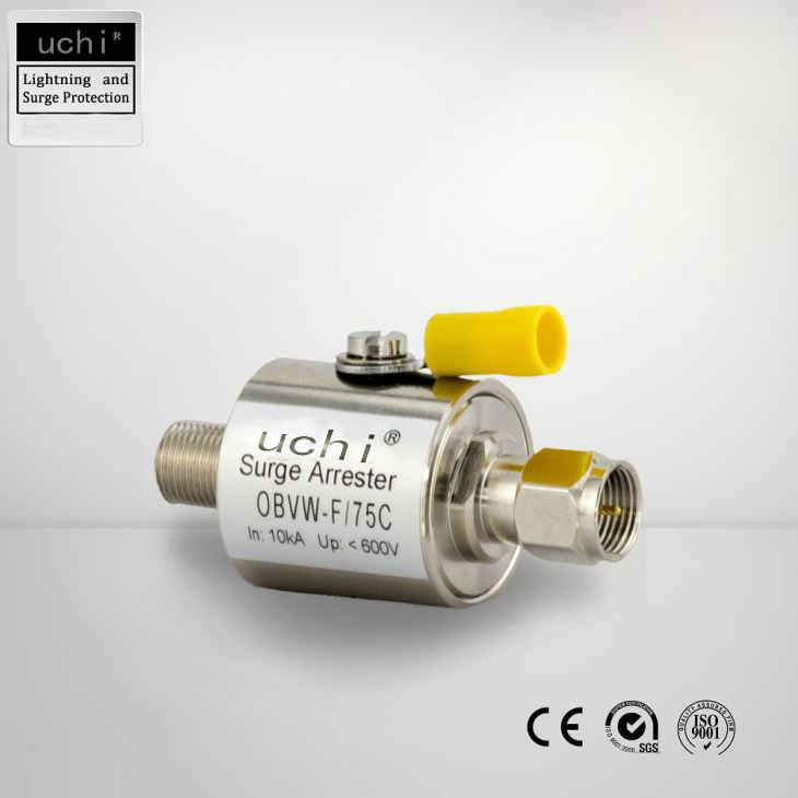 Tipo impedenza AC280V 20kA di F del dispositivo di protezione della sovratensione della data SPD 75Ohm
