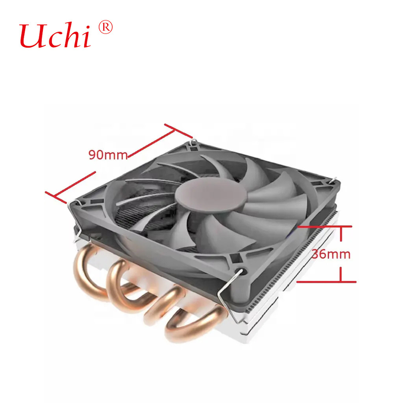 Custom ODM Super Thin Cpu Cooler 36mm Spessore Altezza AMD AM4 AM3 FM2 1200 115X 1700 1366 Heatsink Fan 1U Server Radiator