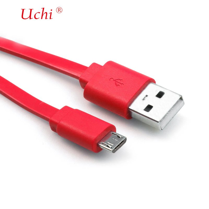USB 3A Tipo C Cable Charger PVC Flat Noddle Shape Tipo di ricarica rapida Per telefono cellulare Cable di ricarica