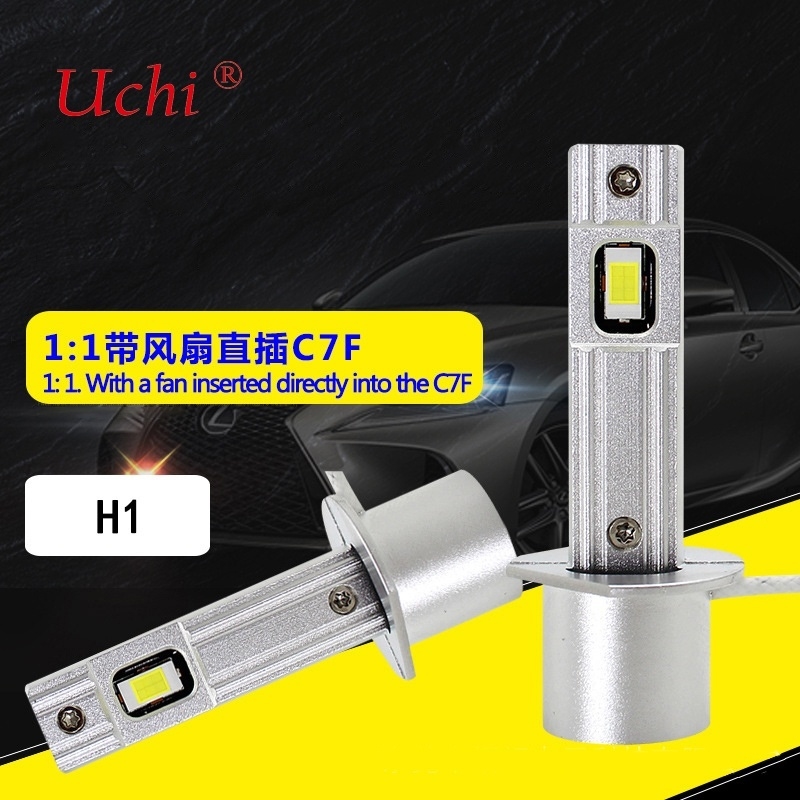 Faro per auto a LED H1 3240LM con ventola, a risparmio energetico, con lampadine per anabbaglianti e abbaglianti