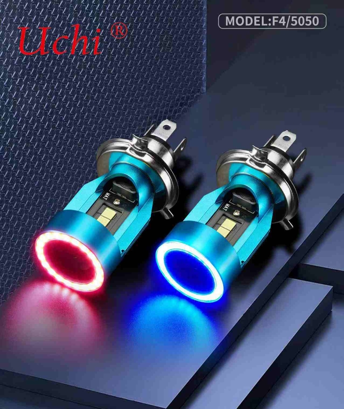 Striscia luminosa a LED con cambio colore per moto F4, Angel Eye, faro a LED