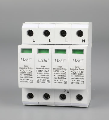 Tensione di costruzione all'aperto 200/380VAC del dispositivo di protezione dell'impulso del pavimento bassa SPD