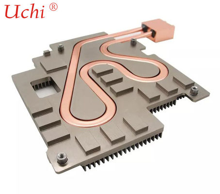 Piastra di raffreddamento a liquido per tubi di calore con profilo in rame Design personalizzato