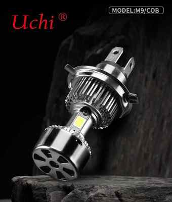 3300 LM M9 Lampada a LED per motocicli con ventola di raffreddamento 9-18V